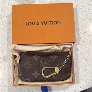 Louis Vuitton Brown Monogram Key Pouch